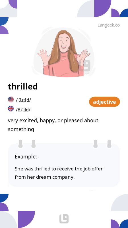 THRILLED Meaning in Tagalog .